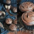 Rotwein-Schokoladen-Cupcakes