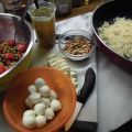 Couscous-Salat mit Tomaten und Mozzarella