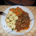 Rindergulasch mit Knödel