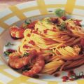 Linguine mit Limette und Garnelen