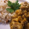 Fisch: Wels-Curry mit Cashew-Reis