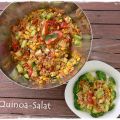 Leckermontag - Quinoa-Salat auf Brokkoliröschen