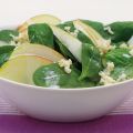 Spinatsalat mit Apfel und frischem Meerrettich