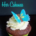 Schmetterling Cupcake Topper aus Candy Melts