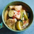 Fischcurry mit Zucchini