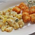 Backfisch und Kartoffelsalat