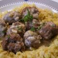 Couscous mit Zitronen-Lorbeer-Sauce