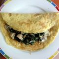 Pilz-Spinat-Omelette