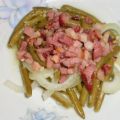 Bohnensalat mit Speck und Balsamicodressing