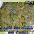 ~ Hauptgericht ~ Lachs mit Nudeln und Gemüse