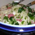 Krautsalat mit Speck und Wurst