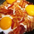 Spiegeleier im Knusper-Speck ...