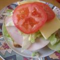 Sandwich zum Abendessen