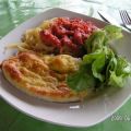 Schnitzel in Parmesanhülle mit Spaghetti und[...]