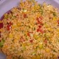 Herzhafter Salat mit Bulgur