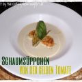 Schaumsüppchen von der gelben Tomate