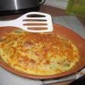 Grüner Spargel überbacken