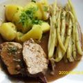 Fleisch: Schmorbraten vom Schweinerücken mit[...]