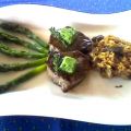 Kalbsfilet, Morchelrisotto, grüner Spargel und[...]