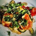 Sommerofengemüse mit zypriotischem Halloumi