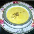 Lauchsuppe mit Kartoffel und Birnen