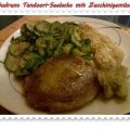 Fisch: Tandoori-Seelachs mit Zucchinigemüse und[...]