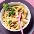 Pilzpolenta mit Käse