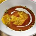 Tomatencremesuppe mit Orangen