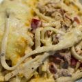 Gyros-Auflauf mit Spätzle