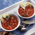 Schnelle Chicorée-Tomaten-Suppe