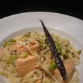 Pasta mit Lachs und Vanille