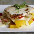 Gebratener Zander auf Paprika-Gemüselasagne an[...]