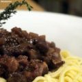 Spaghetti mit Kaninchen-Ragout