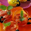 Melonen-Campari-Bowle