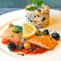 Lachs mit Zitronenöl, Tomaten-Sardellen-Sauce[...]