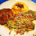 Chicoree mit Speck und Radieschen