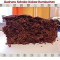 Kuchen: Schoko-Kokos-Rumkuchen