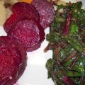 Geröstete rote Bete mit Knoblauch