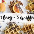 1 Teig - 5 Waffeln