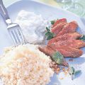 Lammfilet mit Gurken-Joghurt