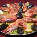 Paella mit Meeresfrüchten