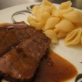 Rinderbraten mit Rotweinjus