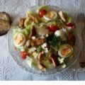 Avocado- Salat mit Putenstreifen