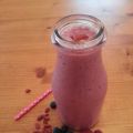 Himbeer-Heidelbeer-Energie Smoothie