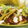 Hot Tacos mit Mais-Hack-Füllung