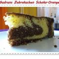 Kuchen: Zebrakuchen Schoko-Orange