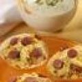 Dinkel-Muffin mit Salami