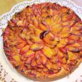 Nusskuchen mit Pflaumen