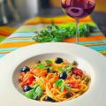 Spaghetti alla puttanesca pugliese