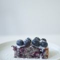 simple glutenfree cake with blueberries